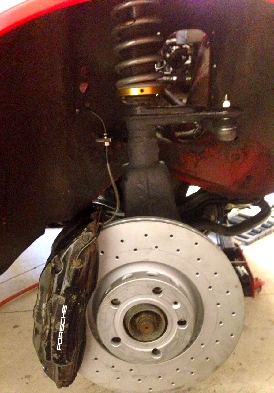 new 5 lug hybrid upright with BIG BRAKES!