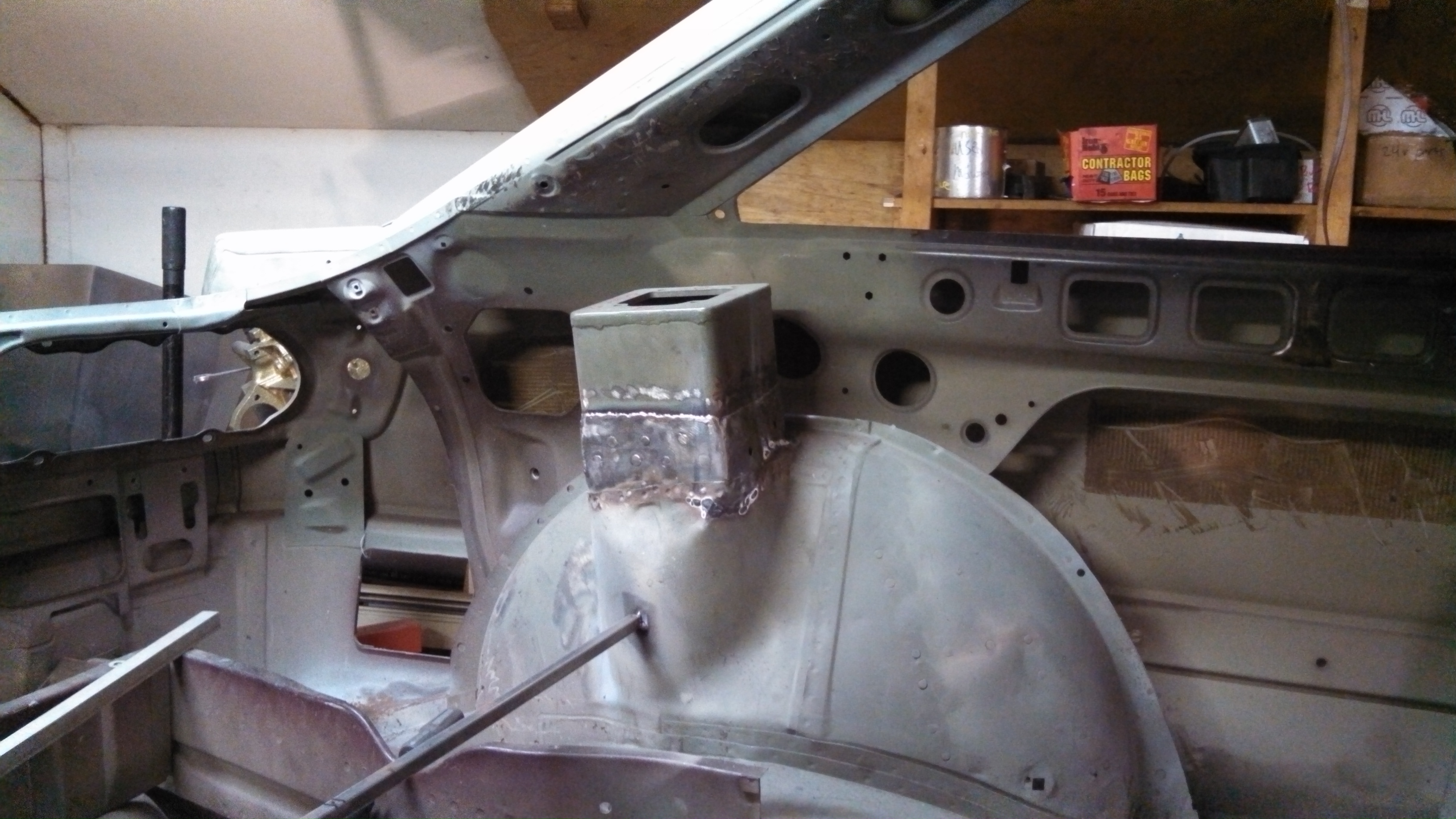 driver rear strut mount extended and welded.jpg